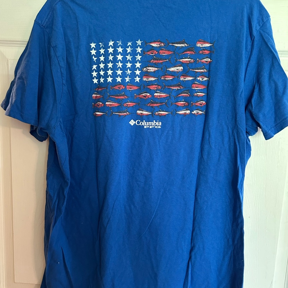 Columbia Blue Graphic T-Shirt